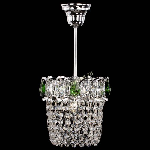 Люстра Астра ажур №1 зеленая в Самаре Гусь Хрустальный