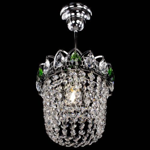 Люстра Астра ажур №1 зеленая в Самаре Гусь Хрустальный