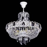 Люстра Астра Белая с подвесом черная в Самаре