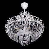 Люстра Астра Белая с подвесом черная в Самаре