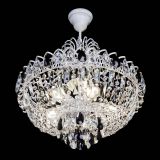 Люстра Астра Белая с подвесом черная в Самаре