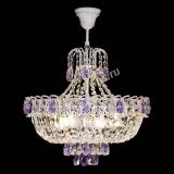 Люстра Астра Белая с подвесом фиолетовая в Самаре