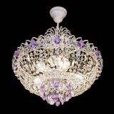 Люстра Астра Белая с подвесом фиолетовая в Самаре