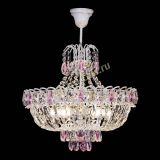 Люстра Астра Белая с подвесом розовая в Самаре