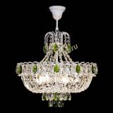 Люстра Астра Белая с подвесом зеленая в Самаре