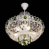 Люстра Астра Белая с подвесом зеленая в Самаре