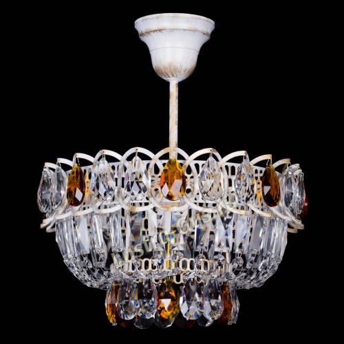 Люстра Астра Бутон №1 Чайная - белая с подвесом в Самаре Гусь Хрустальный