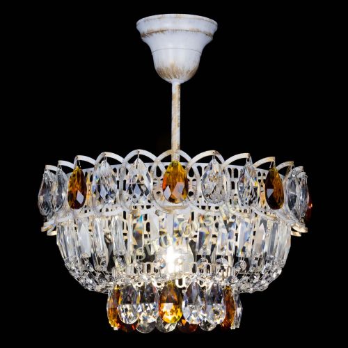 Люстра Астра Бутон №1 Чайная - белая с подвесом в Самаре Гусь Хрустальный