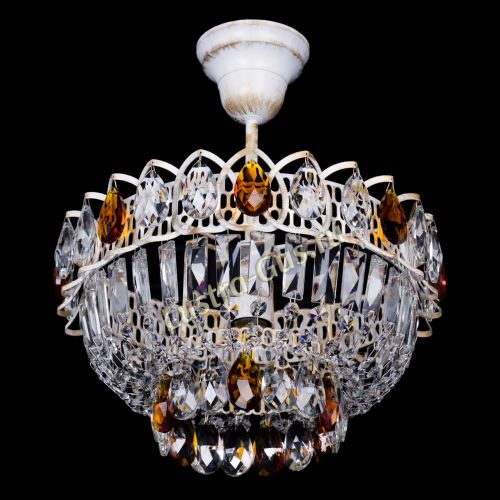 Люстра Астра Бутон №1 Чайная - белая с подвесом в Самаре Гусь Хрустальный