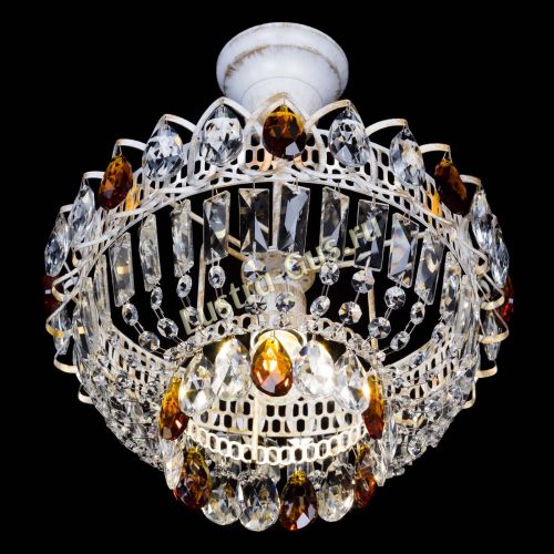 Люстра Астра Бутон №1 Чайная - белая с подвесом в Самаре Гусь Хрустальный