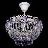 Люстра Астра Бутон №1 Фиолетовая - белая с подвесом в Самаре