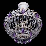 Люстра Астра Бутон №1 Фиолетовая - белая с подвесом в Самаре