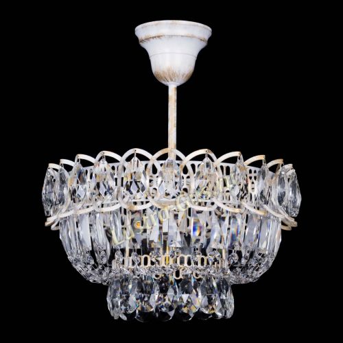 Люстра Астра Бутон №1 белая с подвесом  в Самаре Гусь Хрустальный