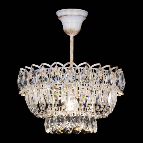 Люстра Астра Бутон №1 белая с подвесом  в Самаре Гусь Хрустальный