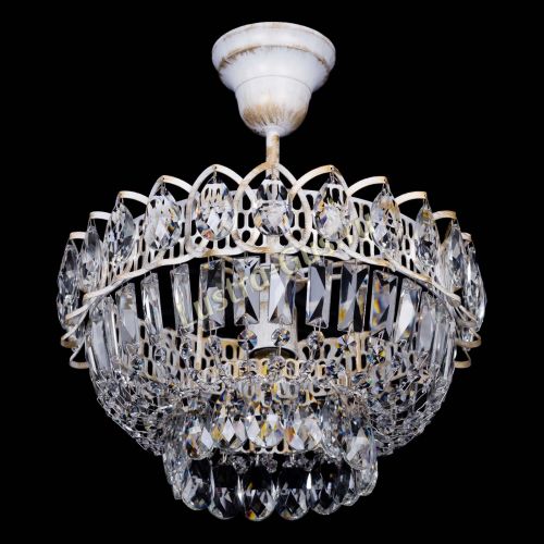 Люстра Астра Бутон №1 белая с подвесом  в Самаре Гусь Хрустальный