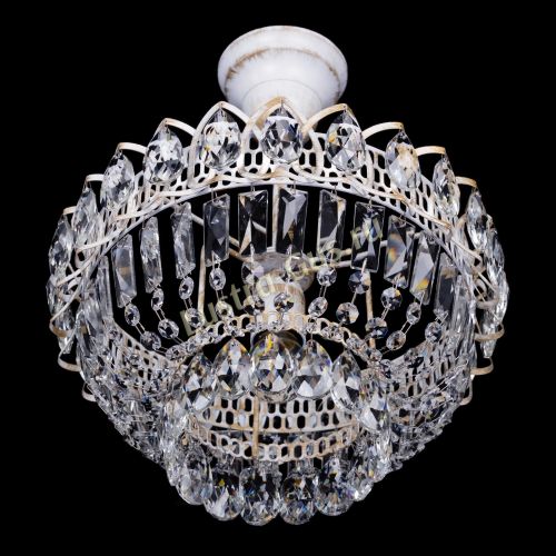 Люстра Астра Бутон №1 белая с подвесом  в Самаре Гусь Хрустальный