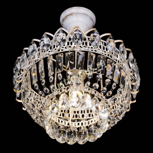 Люстра Астра Бутон №1 белая с подвесом  в Самаре Гусь Хрустальный