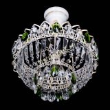 Люстра Астра Бутон №1 Зеленая - белая с подвесом  в Самаре