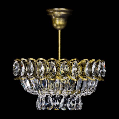 Люстра Астра Бутон №1 с подвесом под бронзу в Самаре Гусь Хрустальный