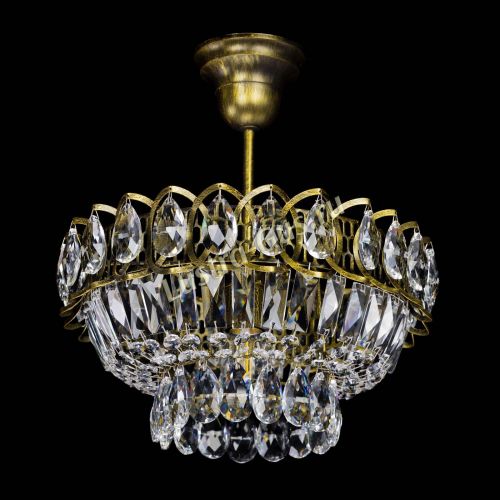 Люстра Астра Бутон №1 с подвесом под бронзу в Самаре Гусь Хрустальный