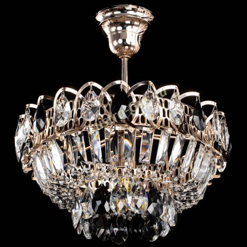 Люстра Астра Бутон №1 с подвесом Черная в Самаре Гусь Хрустальный