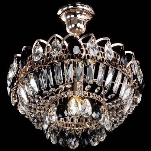 Люстра Астра Бутон №1 с подвесом Черная в Самаре Гусь Хрустальный