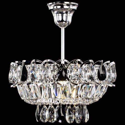 Люстра Астра Бутон №1 с подвесом Черная в Самаре Гусь Хрустальный