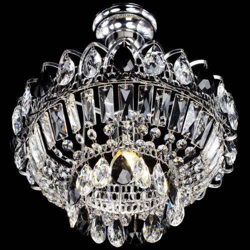 Люстра Астра Бутон №1 с подвесом Черная в Самаре Гусь Хрустальный