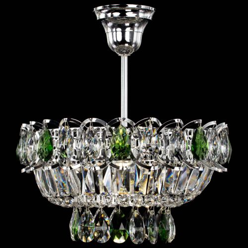 Люстра Астра Бутон №1 с подвесом Зеленая в Самаре Гусь Хрустальный