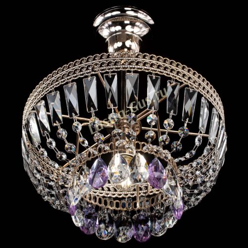 Люстра Астра Флоренция №1 мини фиолетовая в Самаре Гусь Хрустальный