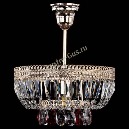 Люстра Астра Флоренция №1 мини красная в Самаре Гусь Хрустальный