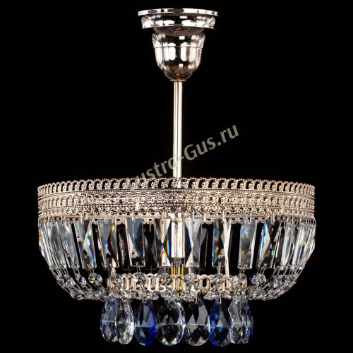 Люстра Астра Флоренция №1 мини синяя в Самаре Гусь Хрустальный