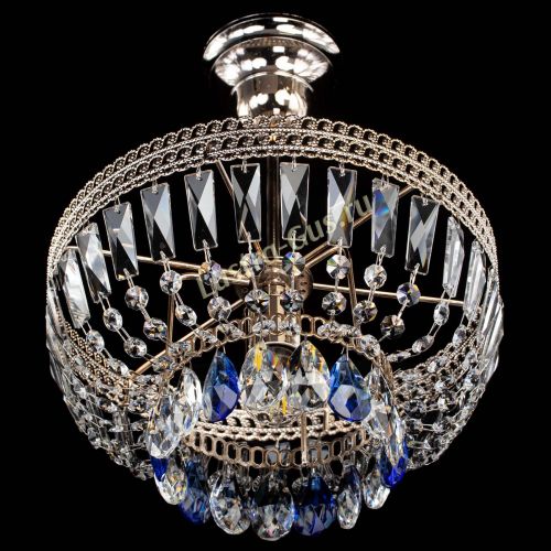 Люстра Астра Флоренция №1 мини синяя в Самаре Гусь Хрустальный