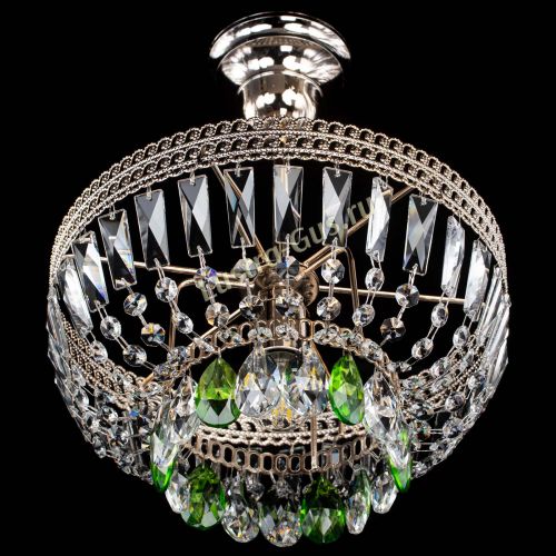 Люстра Астра Флоренция №1 мини зеленая в Самаре Гусь Хрустальный