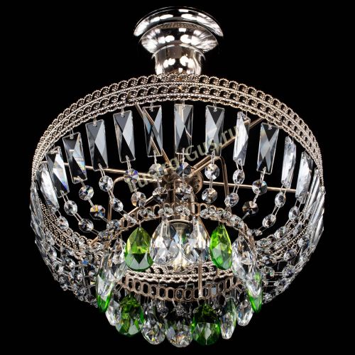 Люстра Астра Флоренция №1 мини зеленая в Самаре Гусь Хрустальный