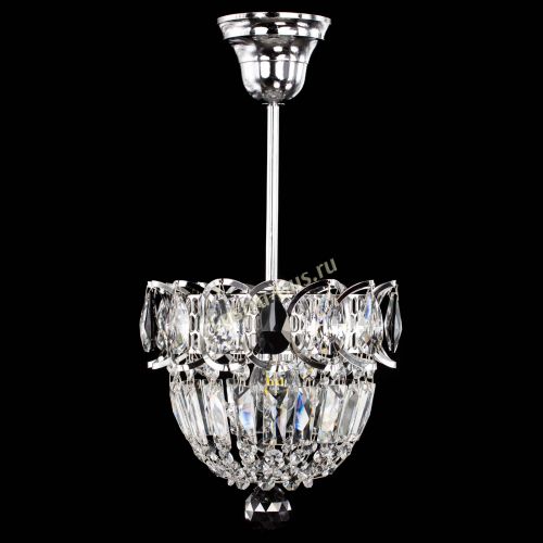 Люстра Астра Купол №1 с подвесом Черная в Самаре Гусь Хрустальный