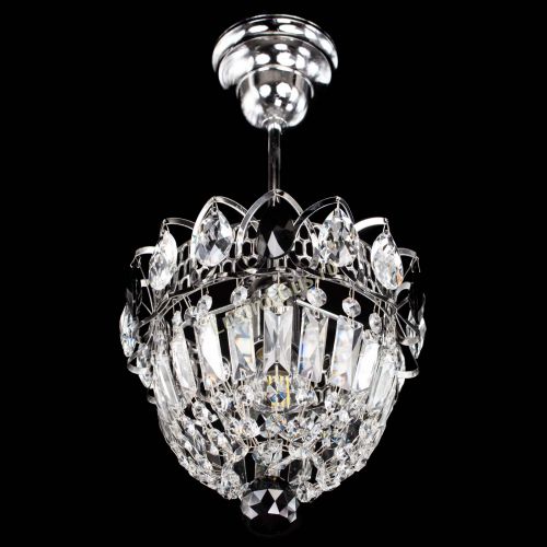 Люстра Астра Купол №1 с подвесом Черная в Самаре Гусь Хрустальный