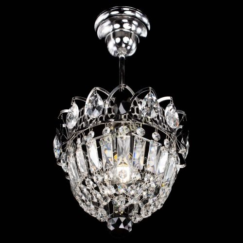 Люстра Астра Купол №1 с подвесом Черная в Самаре Гусь Хрустальный