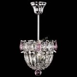 Люстра Астра Купол №1 с подвесом Розовая в Самаре