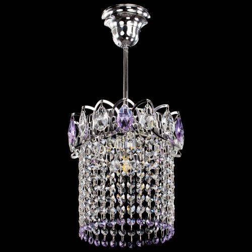 Люстра Астра оптикон №1 фиолетовая в Самаре Гусь Хрустальный