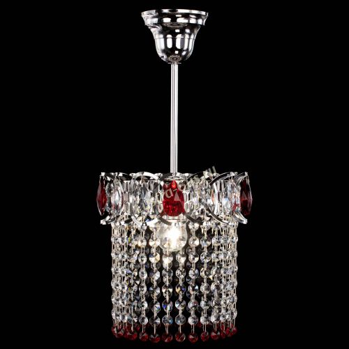 Люстра Астра оптикон №1 красная в Самаре Гусь Хрустальный