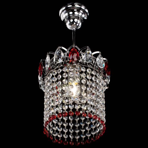 Люстра Астра оптикон №1 красная в Самаре Гусь Хрустальный