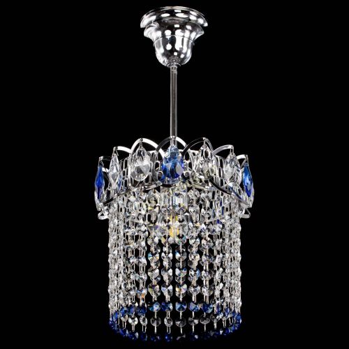 Люстра Астра оптикон №1 синяя в Самаре Гусь Хрустальный