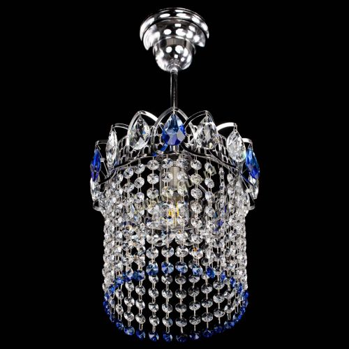Люстра Астра оптикон №1 синяя в Самаре Гусь Хрустальный