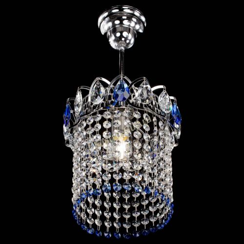 Люстра Астра оптикон №1 синяя в Самаре Гусь Хрустальный