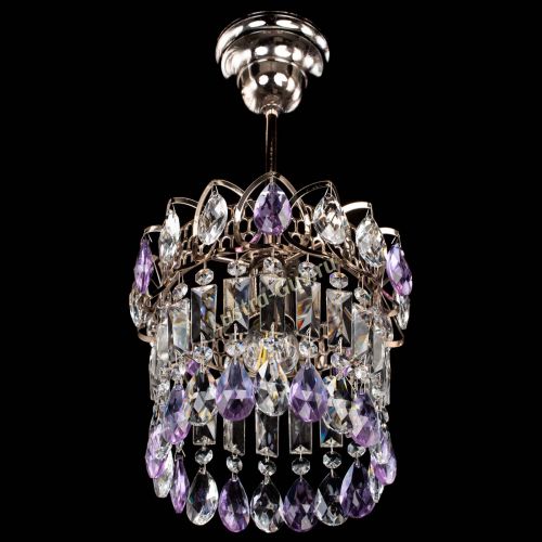 Люстра Астра пластинка №1 фиолетовая в Самаре Гусь Хрустальный