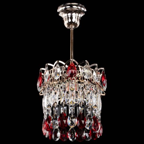Люстра Астра пластинка №1 красная в Самаре Гусь Хрустальный