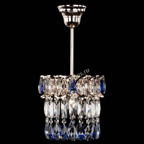 Люстра Астра пластинка №1 синяя в Самаре Гусь Хрустальный