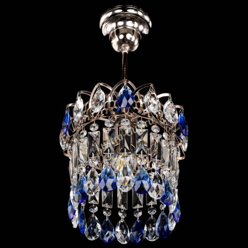 Люстра Астра пластинка №1 синяя в Самаре Гусь Хрустальный