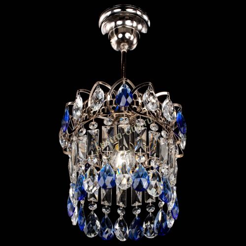 Люстра Астра пластинка №1 синяя в Самаре Гусь Хрустальный